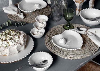 350x250 kolekcia srdce biely porcelán tognana